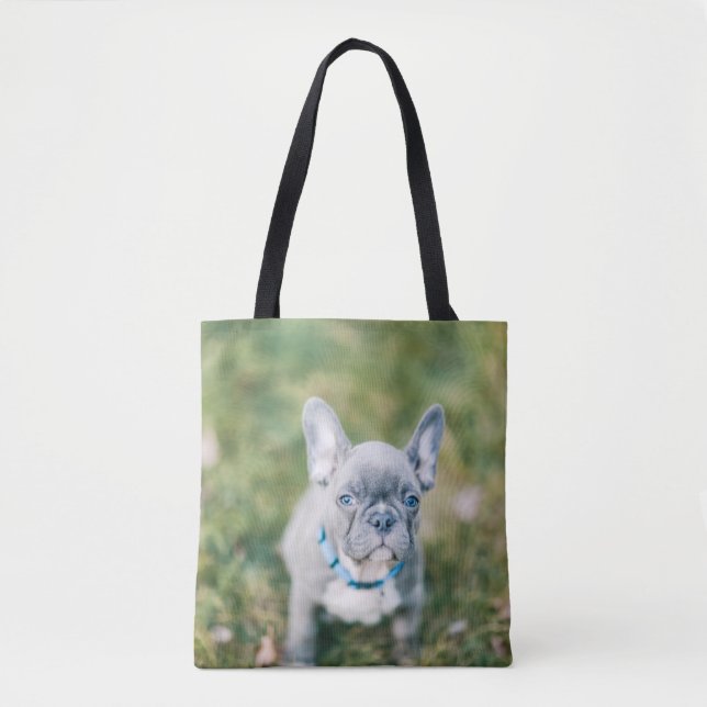 Bolsa Tote Conjunto de um Bulldog Francês (Frente)