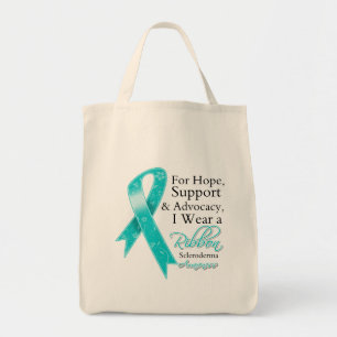 Bolsa Tote Consciência da esperança do apoio do Scleroderma