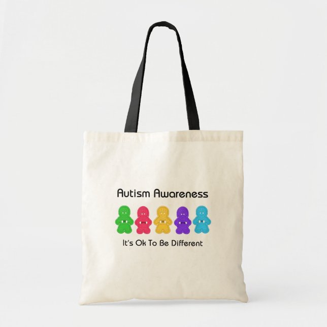 Bolsa Tote Consciência do autismo (Frente)