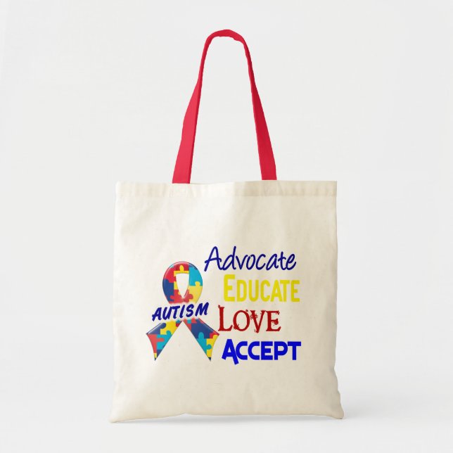 Bolsa Tote Consciência do Autismo (Frente)