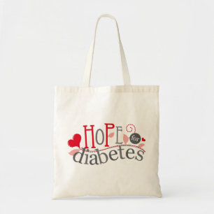 Bolsa Tote Consciência do diabetes