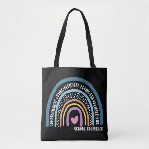 Bolsa Tote Conselheiro Escolar Compaixão de Cuidados Dedicad
