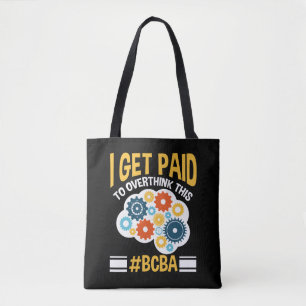 Bolsa Tote Conselho Certified Behaviour Analyst Funny BCBA