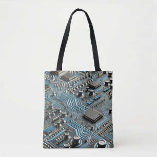 Bolsa Tote Conselho de Circuito Azul