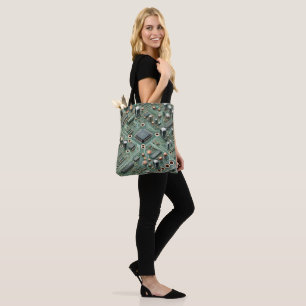Bolsa Tote Conselho do circuito do computador