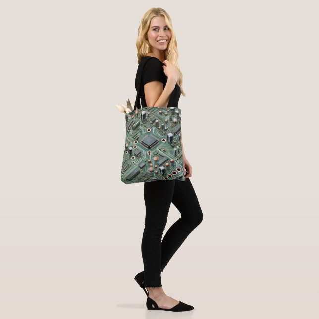 Bolsa Tote Conselho do circuito do computador (No(a) Modelo)