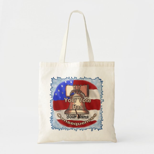 Bolsa Tote Consequências da votação (Frente)