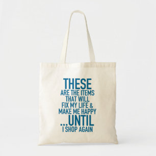 Bolsa Tote Conserte Minha Vida de Compradora Compulsiva