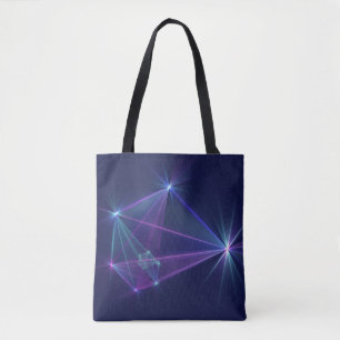 Bolsa Tote Constelação, Abstrato Fantasy Arte Fractal