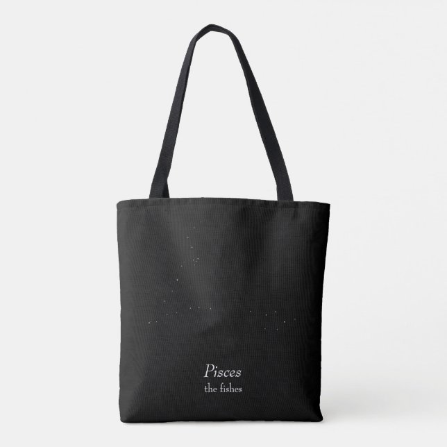 Bolsa Tote Constelação de peixes (Verso)