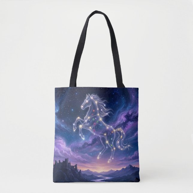 Bolsa Tote Constelação do Corcel Valente (Frente)