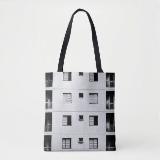 Bolsa Tote Construção de betão branco