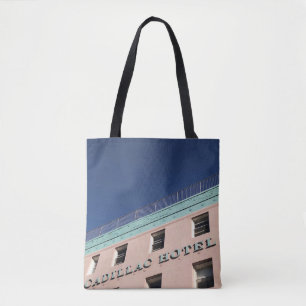 Bolsa Tote CONSTRUÇÃO DE HOTEL DE cadillac