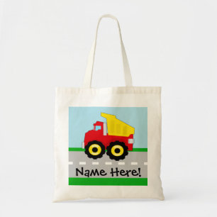 Bolsa Tote Construção Dumptruck dos meninos dos miúdos