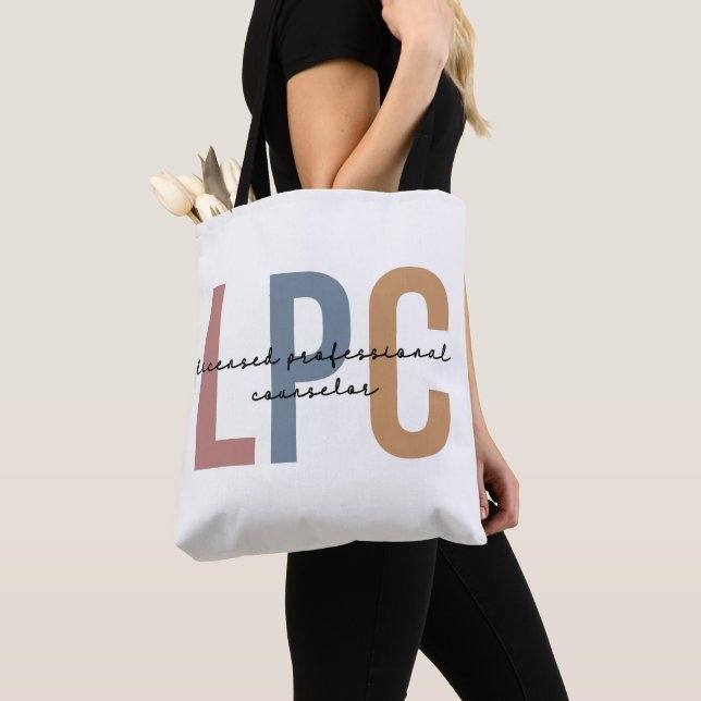 Bolsa Tote Consultor profissional licenciado LPC (Close Up)