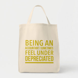 Bolsa Tote Contabilista Funny Pun