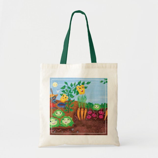 Bolsa Tote Contagem-Jardim do tempo (Frente)