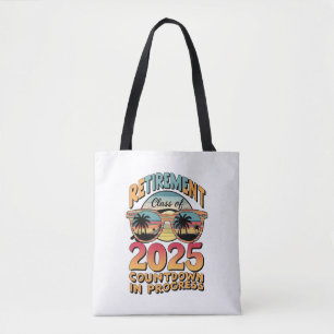 Bolsa Tote Contagem Regressiva para a Turma de Aposentadoria