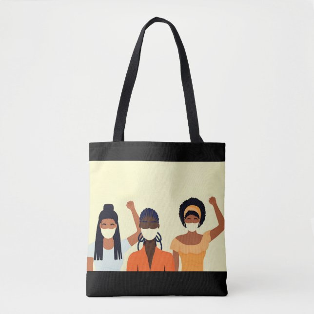Bolsa Tote Contar Cada Respiração  (Frente)