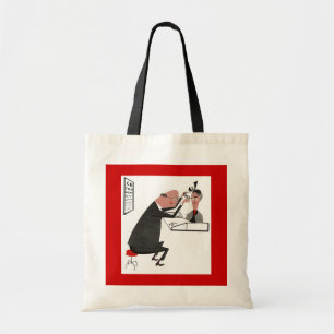 BOLSA TOTE CONTATOS RETROS DO ABSTRATO & SACOLA DOS VIDROS DO