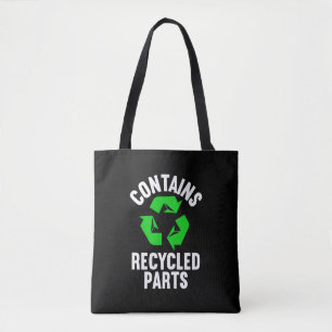 Bolsa Tote Contém Reciclado Parts Organ Transplant Warrior