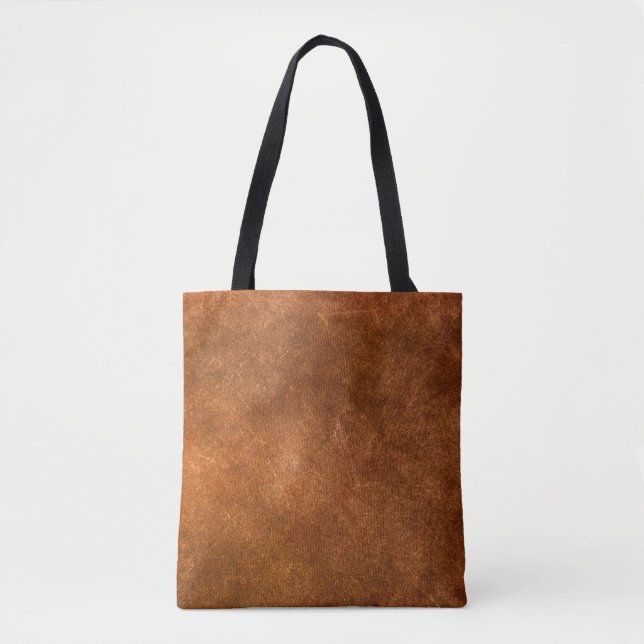 Bolsa Tote Contexto de textura castanha de canvas, textura an (Frente)