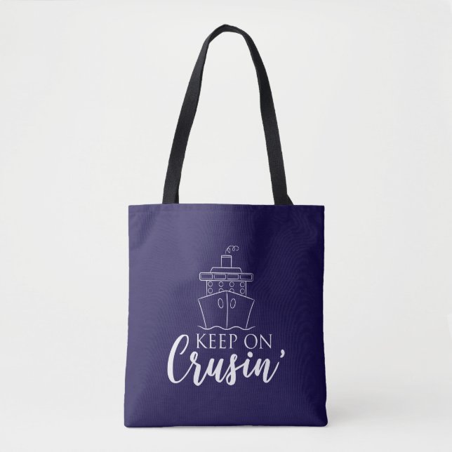 Bolsa Tote Continue cruzando (Frente)