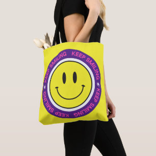 Bolsa Tote Continue sorrindo