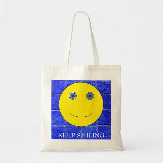 Bolsa Tote Continue sorrindo (Frente)