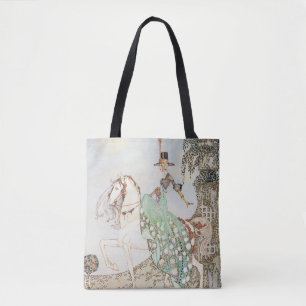 Bolsa Tote Conto de fadas do vintage, princesa Minette, Kay