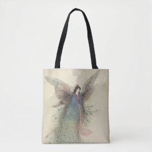 Bolsa Tote Conto de Fadas Japonês Antigo, A Donzela da Lua