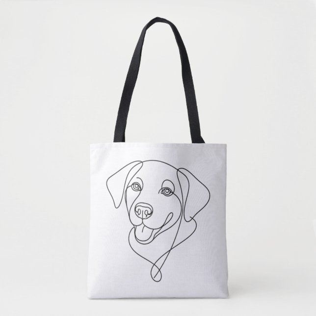 Bolsa Tote Contorno de Cachorro (Frente)