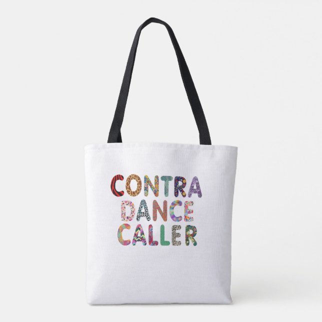 Bolsa Tote Contra o chamador da dança (Verso)