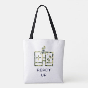 Bolsa Tote Controle de Jogo de Vídeo Camuflado Pronto para Jo