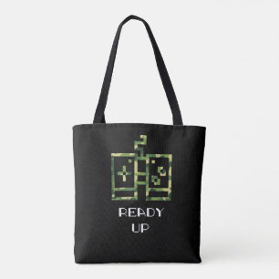 Bolsa Tote Controle de Jogo de Vídeo Camuflado Pronto para Jo