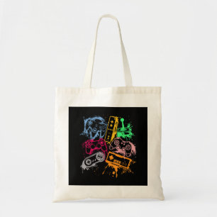Bolsa Tote Controles de Consoles de Videojogos Retro 80's 90'