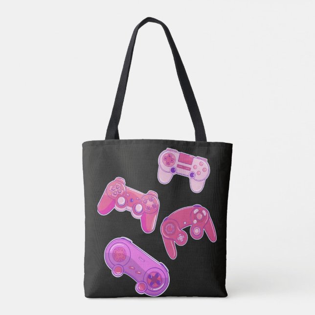 Bolsa Tote controles de jogadores (Verso)