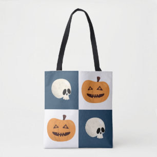 Bolsa Tote Controlo de Skulls e de Pumpkins