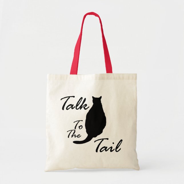 Bolsa Tote "Conversa sacola à cauda" (Frente)