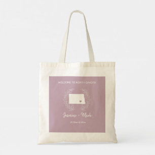 Bolsa Tote Convidados de Boas-vindas para o Destino de Dakota