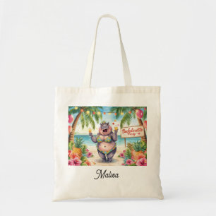Bolsa Tote Convite de Festa de Despedida de Solteira na Praia