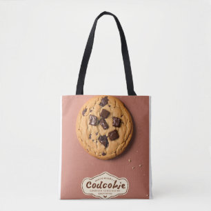 Bolsa Tote "Cookie Company Logo Design Bag - Sweat Treat Bran