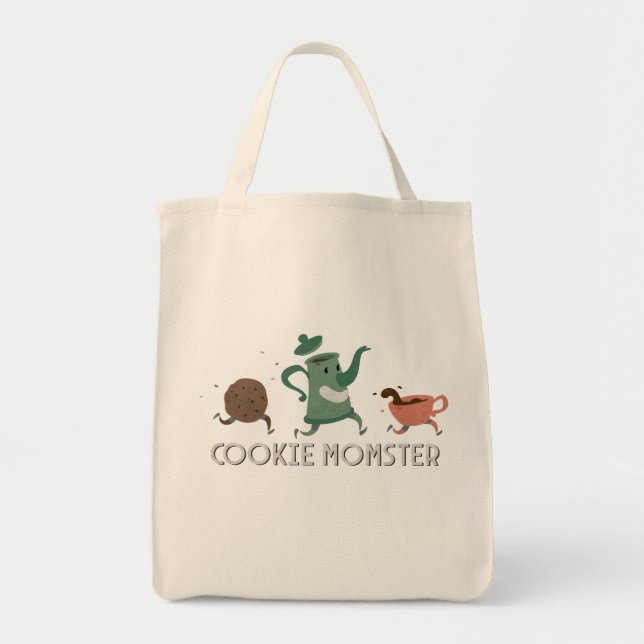 Bolsa Tote Cookie Momster Tote Bag (Frente)