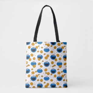 Bolsa Tote Cookie Monster C é para Padrão de Biscoito