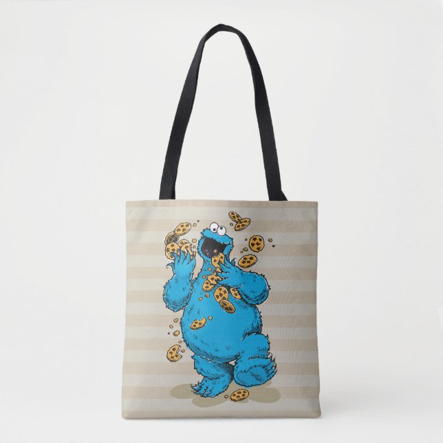 Bolsa Tote Cookie Monster Crazy Cookies (Frente)