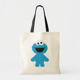 Bolsa Tote Cookie Monster de Lã Estilo
