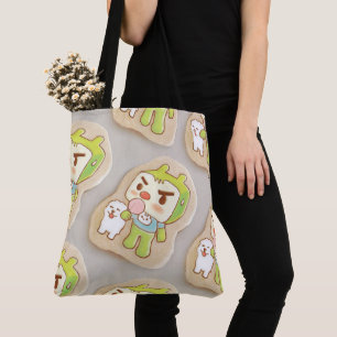 Bolsa Tote Cookies com Ícones XiaoTieJun