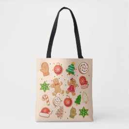 Bolsa Tote Cookies de Natal