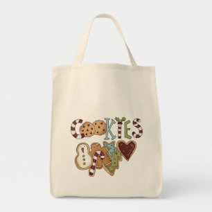 Bolsa Tote Cookies para Papais noeis e presentes