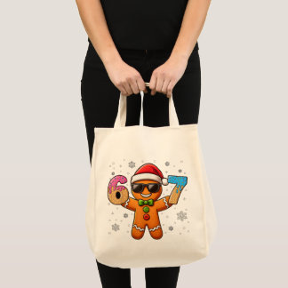 Bolsa Tote Cool Gingerbread 67 — Holiday Ice‑Cream Numbers